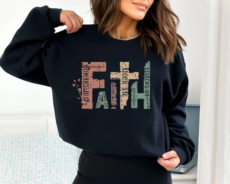 Faith Cross Sweatshirt, Hoodie
