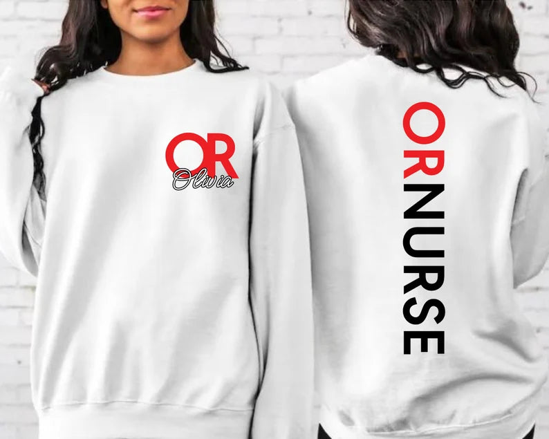 Custom Name Operating Room Nurse