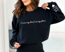Custom I Wear My Heart On My Sleeve Sweatshirt & Hoodie