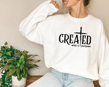 Created With A Purpose Hoodie Sweatshirt, Hoodie