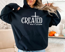 Created With A Purpose Hoodie Sweatshirt, Hoodie