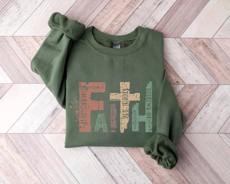 Faith Cross  Sweatshirt, Hoodie