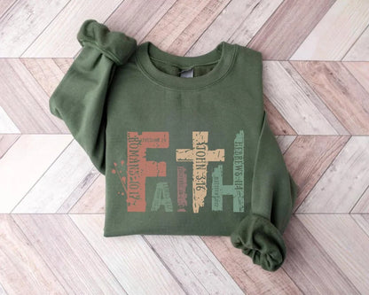 Faith Cross  Sweatshirt, Hoodie