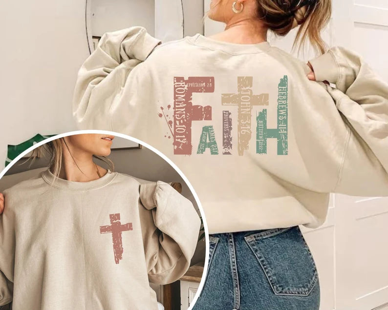Christian Sweatshirt, Bible Verse Hoodie