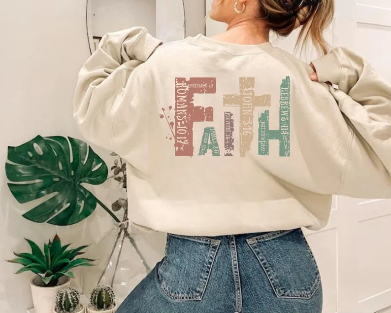 Christian Sweatshirt, Bible Verse Hoodie