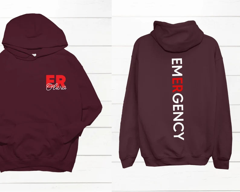 Custom Emergency Department T-shirt Sweatshirt & Hoodie