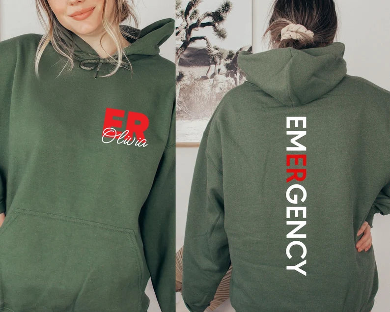 Custom Emergency Department T-shirt Sweatshirt & Hoodie