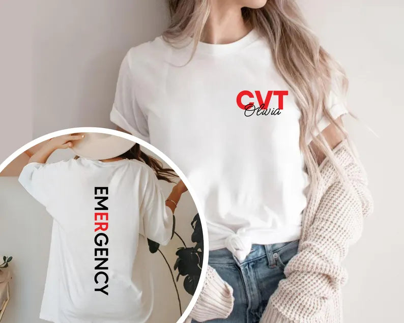 Personalized CVT Nurse Shirt