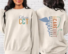 Custom Care Unit Respiratory Therapist  T-shirt Sweatshirt & Hoodie